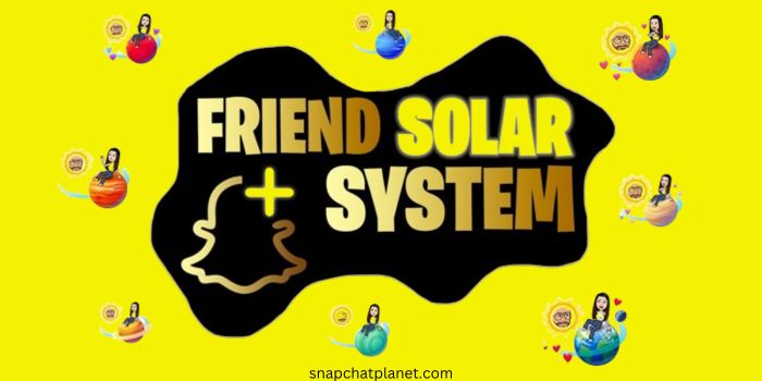 Snapchat friends solar system